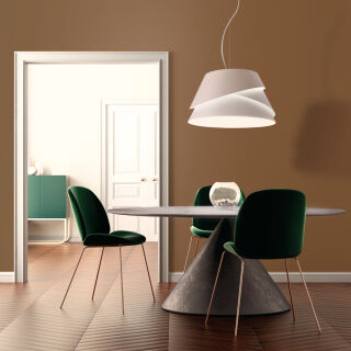 Mantra Alboran Pendelleuchte big weiß