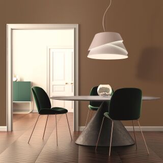 Mantra Alboran Pendelleuchte small weiß