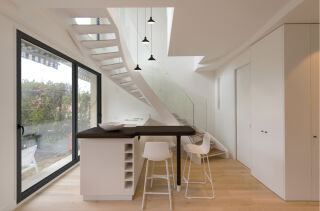 Mantra Sirio Pendelleuchte 4 flg. 32W LED schwarz