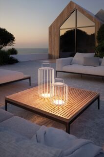 Villeroy & Boch Bangkok Akku Outdoor-Laterne 33 cm weiß