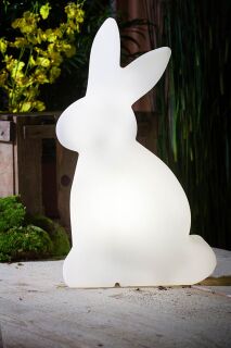 8 Seasons Design Shining Rabbit 50 cm weiß