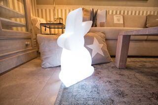 8 Seasons Design Shining Rabbit LED RGB 50 cm weiß
