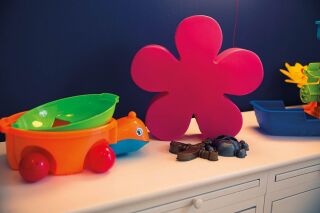 8 Seasons Design Motivleuchte Shining Flower 40 cm pink