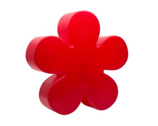 8 Seasons Design Motivleuchte Shining Flower 40 cm rot