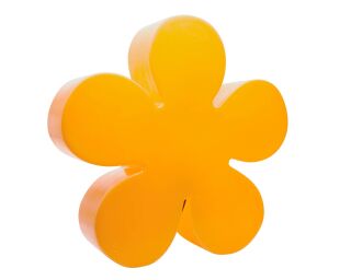 8 Seasons Design Motivleuchte Shining Flower 40 cm gelb