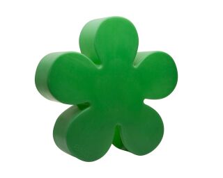 8 Seasons Design Motivleuchte Shining Flower 40 cm grün