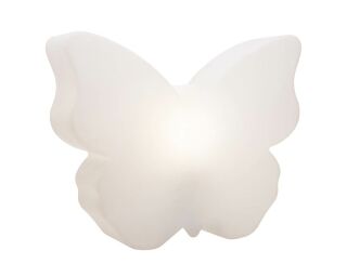 8 Seasons Design Motivleuchte Shining Butterfly 40 cm weiß
