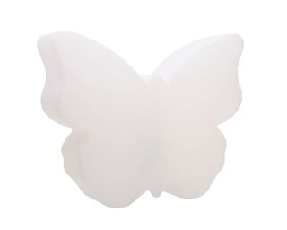 8 Seasons Design Motivleuchte Shining Butterfly 40 cm weiß