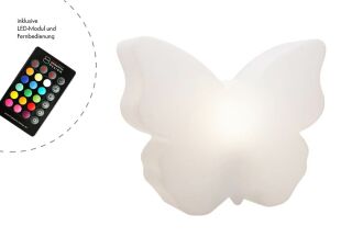8 Seasons Design Motivleuchte Shining Butterfly LED RGB...