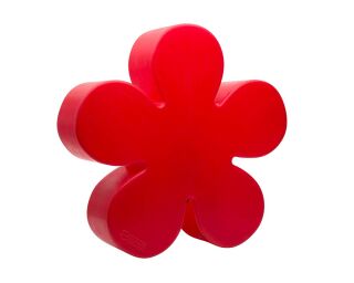 8 Seasons Design Motivleuchte Shining Flower 60 cm rot