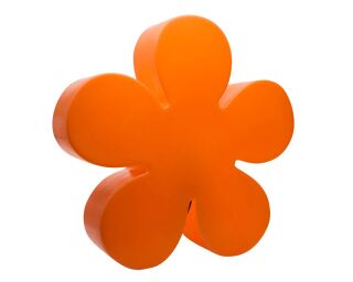 8 Seasons Design Motivleuchte Shining Flower 60 cm orange