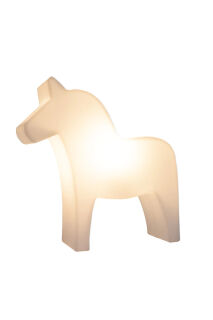 8 Seasons Design Motivleuchte Shining Horse LED RGB 43 cm weiß