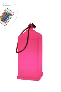 8 Seasons Design Motivleuchte Shining Lantern LED RGB 45 cm weiß