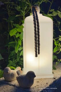 8 Seasons Design Motivleuchte Shining Lantern Solar 45 cm weiß