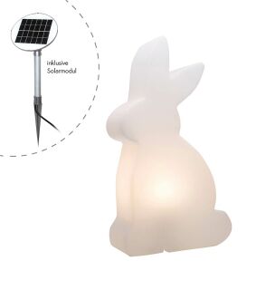 8 Seasons Design Shining Rabbit Solar 50 cm weiß