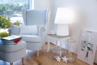 8 Seasons Design Tischleuchte No. 1 weiß LED RGB 60 cm