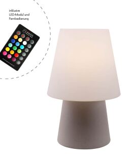 8 Seasons Design Tischleuchte No. 1 sand LED RGB 60 cm