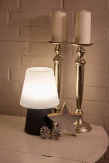 8 Seasons Design Akku Tischleuchte No. 1 anthrazit LED 30 cm