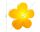 8 Seasons Design Motivleuchte Shining Flower Solar 60 cm gelb