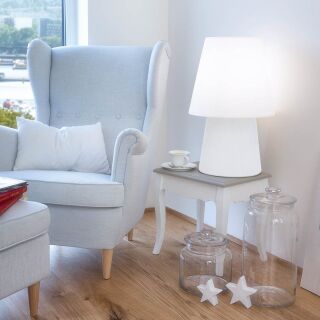 8 Seasons Design Tischleuchte No. 1 Solar 60 cm weiß