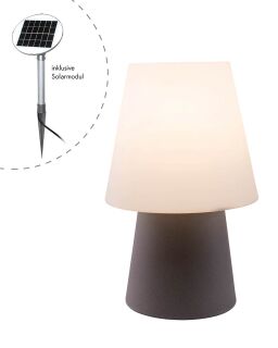 8 Seasons Design Tischleuchte No. 1 Solar 60 cm taupe