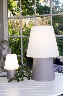 8 Seasons Design Tischleuchte No. 1 Solar 60 cm grau