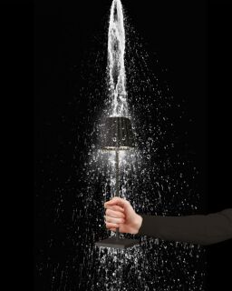 Sompex Troll 2.0 Outdoortischleuchte Akku LED schwarz/gold