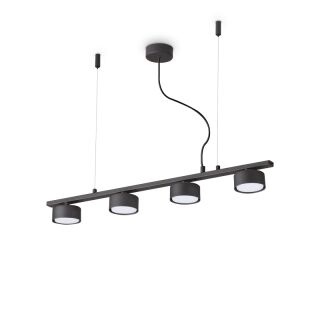 Ideal Lux Minor Linear SP4 Pendelleuchte schwarz