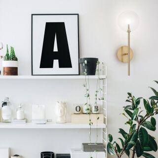 Ideal Lux Equinoxe AP1 Wandleuchte messing G4