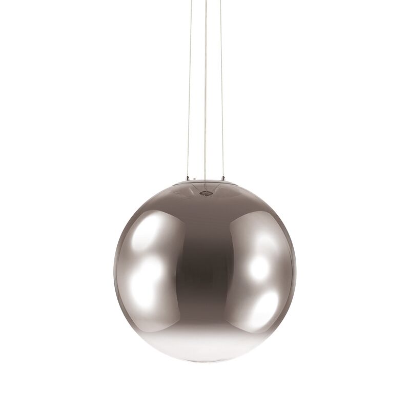 Ideal Lux Pendelleuchte BISTRà SP1 – 24 Cm Durchmesser, E27, Transparentes Glas