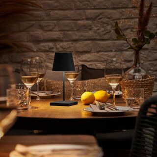 Sigor Nuindie mini 25 USB-C nachtschwarz rund...