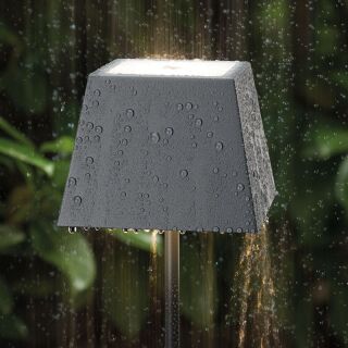 Sigor Nuindie 37 anthrazit eckig Akku Tischleuchte LED