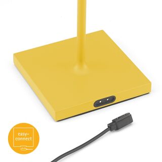 Sigor Nuindie 120 gelb rund Akku Stehleuchte LED