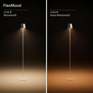 Sigor Nuindie 120 bronze rund Akku Stehleuchte LED