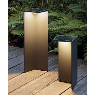 Sigor Nusolar Akku-Solarleuchte LED anthrazit 34cm