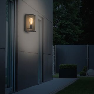 Sigor Nulatern Außen-Wandleuchte E27 anthrazit