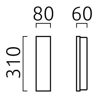 Helestra Cosi LED Wand- / Deckenleuchte mattschwarz 10W 31 cm