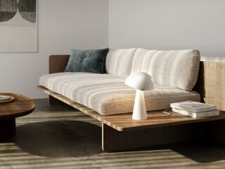 dftp Tischleuchte Align weiß E27