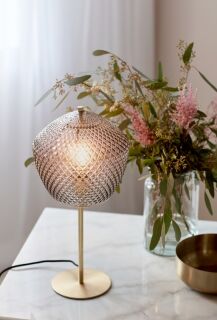 Nordlux Orbiform Tischleuchte Rauchglas E27