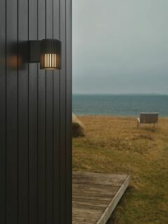 Nordlux Aludra Wandleuchte Seaside anthrazit E27 IP54