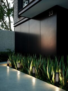 Nordlux Aludra 45 Pollerleuchte Seaside schwarz E27 IP44