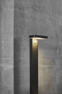 Nordlux Rica Square Pollerleuchte Solar LED schwarz 5W IP44