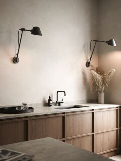 dftp Stay Long Wandleuchte schwarz E27