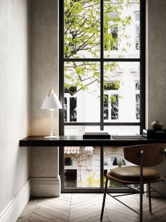 dftp Strap Tischleuchte weiß E27