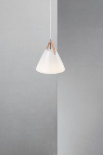 dftp Strap 27 Pendelleuchte weiß Glas E27