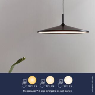 Nordlux Balance Pendelleuchte LED schwarz 17,5W