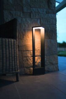 Heitronic Bonita LED Sockelleuchte 600mm anthrazit 8,5W IP54