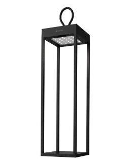 Musterring Grace Akku Laterne LED schwarz 50cm 2,2W IP65