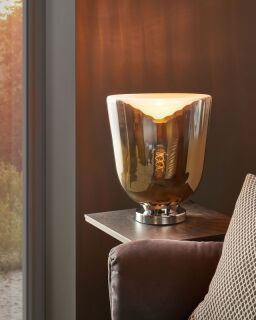 Musterring Fiori Tischleuchte gold E27