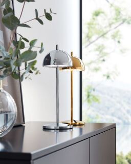 Musterring Luna Akku Tischleuchte LED chrom 3,5W IP65